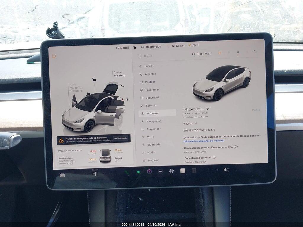 7SAYGDEE5PF763477 2023 TESLA MODEL Y photo no. 7