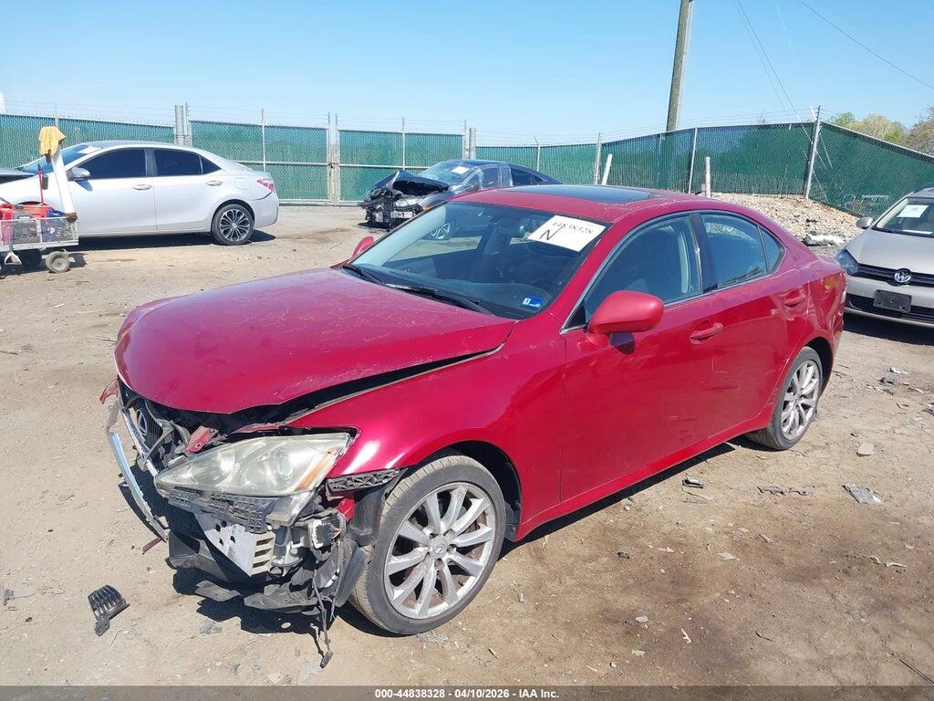 JTHCK262062008395 2006 LEXUS IS 250 photo no. 2