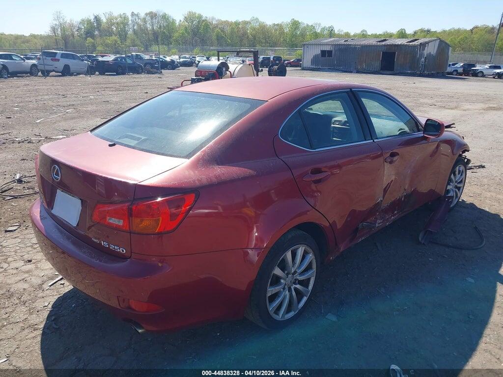 JTHCK262062008395 2006 LEXUS IS 250 photo no. 4