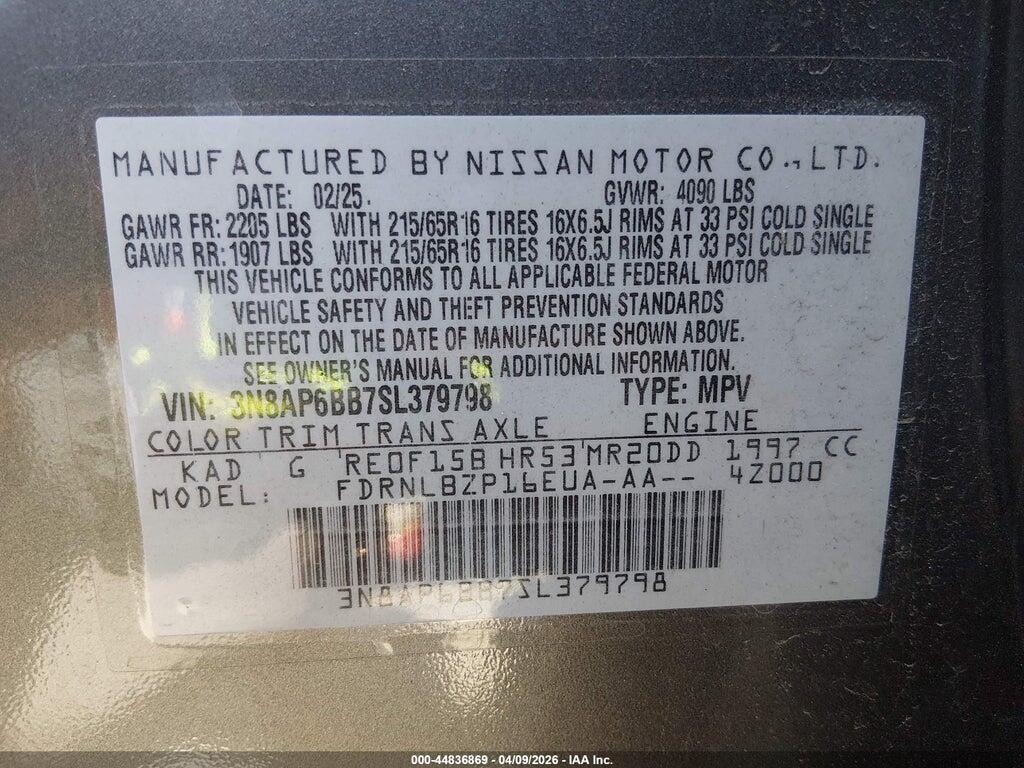 3N8AP6BB7SL379798 2025 NISSAN KICKS photo no. 9
