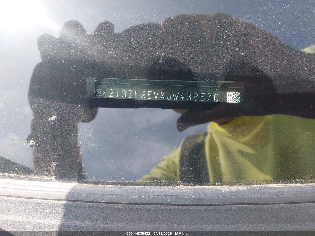 2T3ZFREVXJW438570 2018 TOYOTA RAV4 photo no. 9