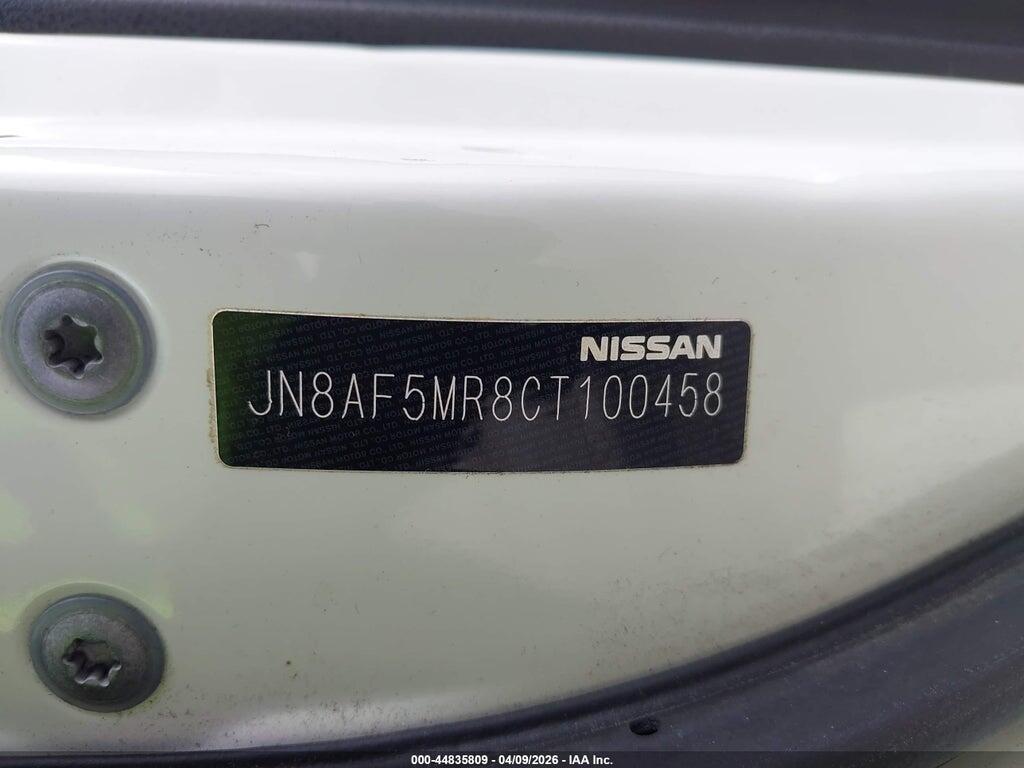 JN8AF5MR8CT100458 2012 NISSAN JUKE photo no. 9