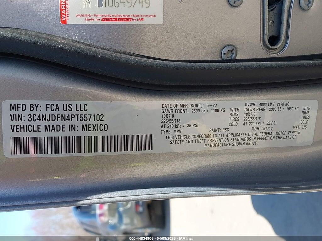 3C4NJDFN4PT557102 2023 JEEP COMPASS photo no. 9
