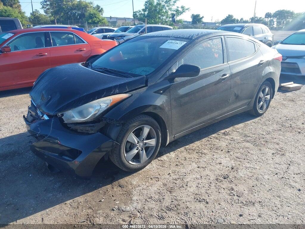 KMHDH4AE3DU796037 2013 HYUNDAI ELANTRA photo no. 2