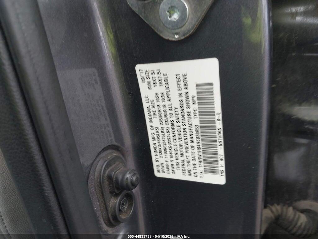 7FARW1H84HE038953 2017 HONDA CR-V photo no. 9