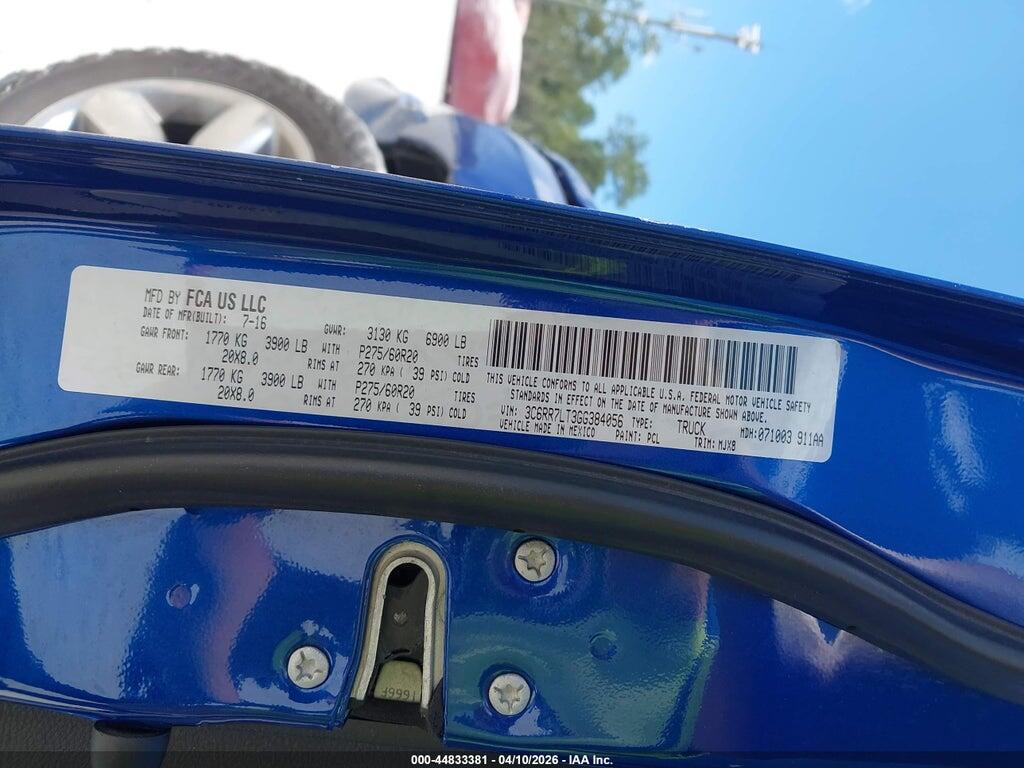 3C6RR7LT3GG384056 2016 RAM 1500 photo no. 9