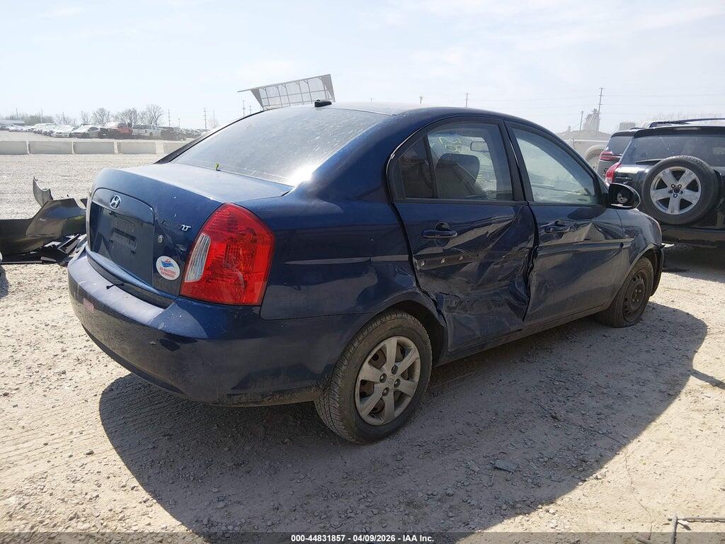KMHCN46C49U328076 2009 HYUNDAI ACCENT photo no. 4