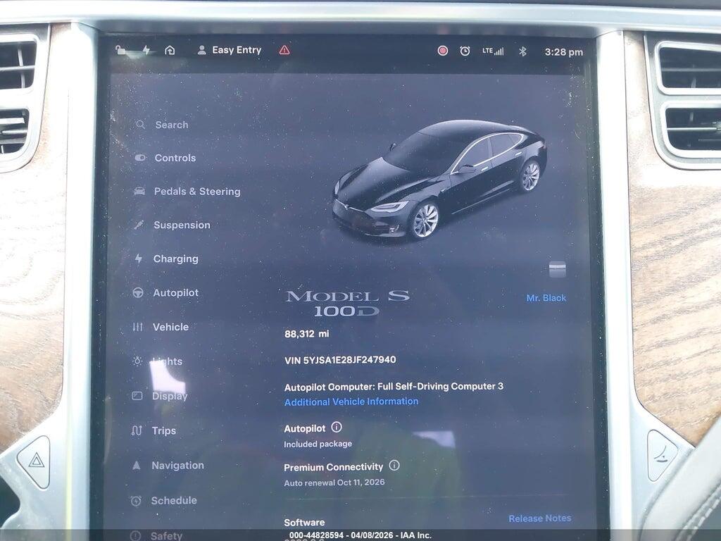 5YJSA1E28JF247940 2018 TESLA MODEL S photo no. 7