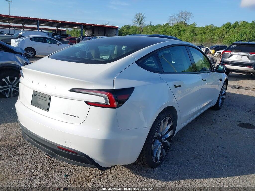 5YJ3E1EA3SF034444 2025 TESLA MODEL 3 photo no. 4