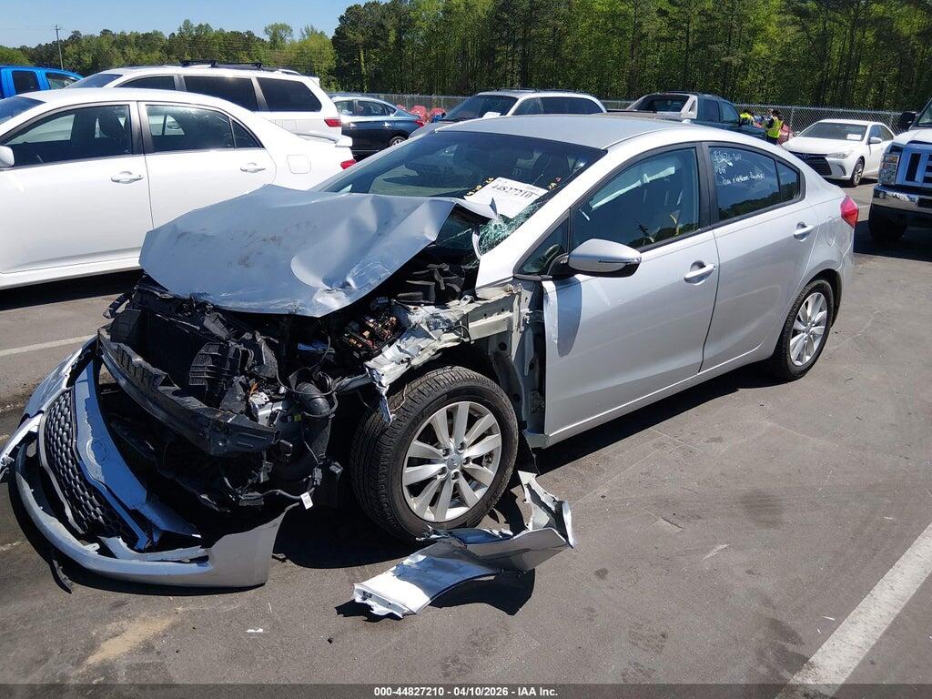 KNAFX4A68E5079313 2014 KIA FORTE photo no. 2