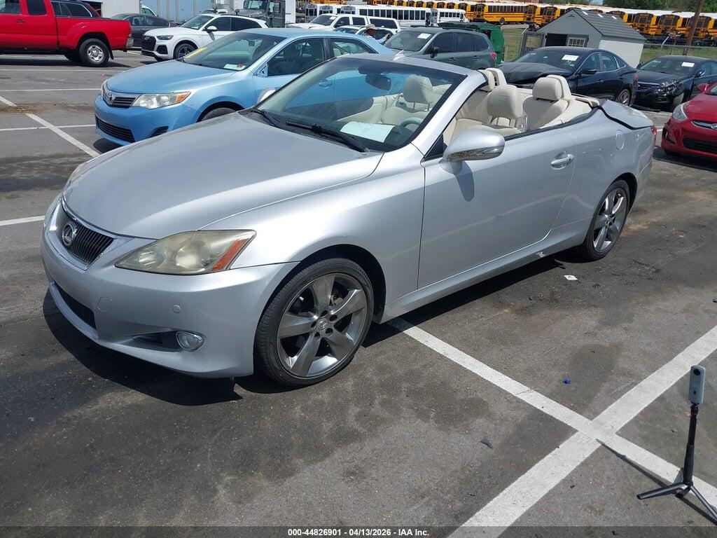 JTHFF2C2XA2513858 2010 LEXUS IS 250C photo no. 2