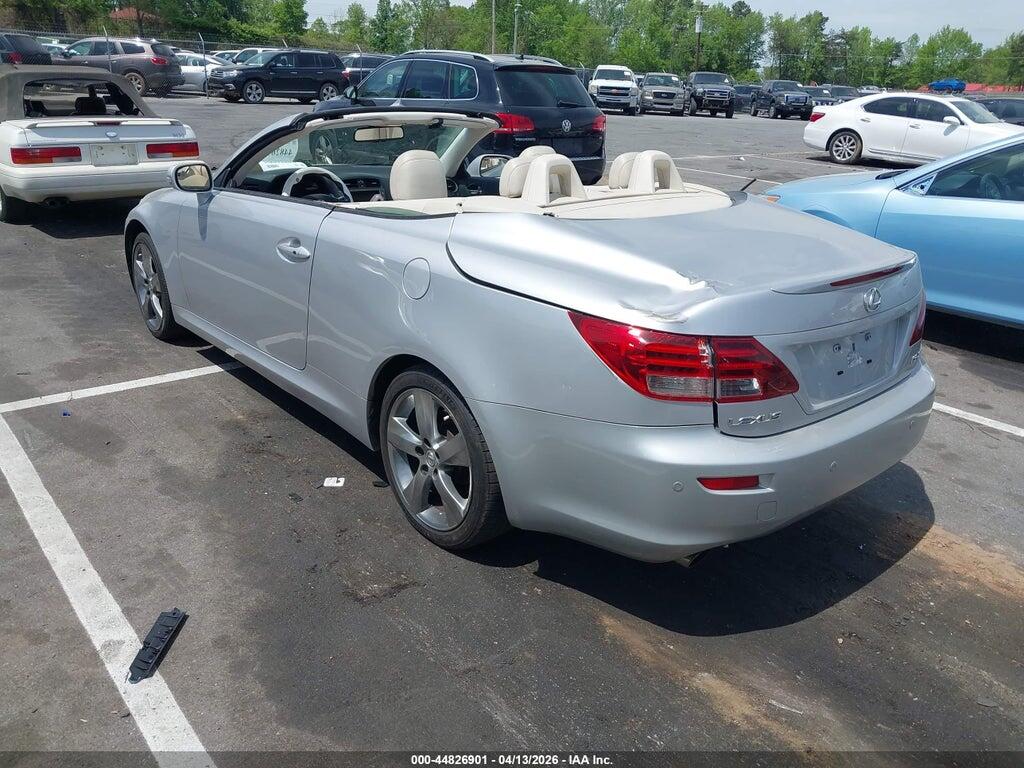 JTHFF2C2XA2513858 2010 LEXUS IS 250C photo no. 3
