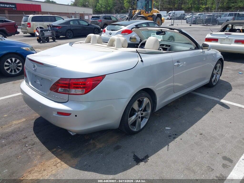 JTHFF2C2XA2513858 2010 LEXUS IS 250C photo no. 4