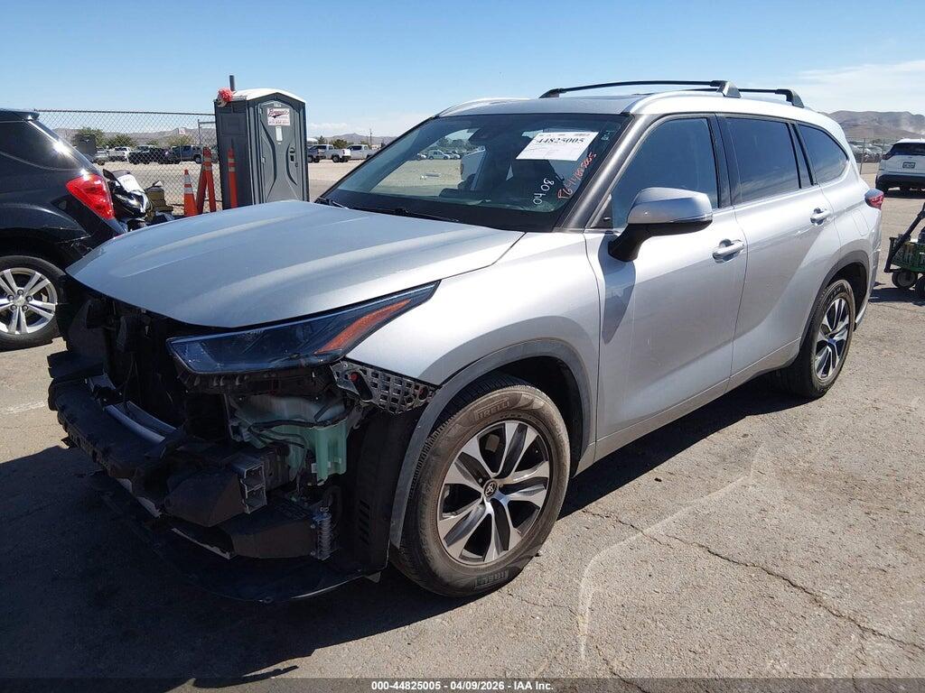 5TDHZRAH4MS514535 2021 TOYOTA HIGHLANDER photo no. 2