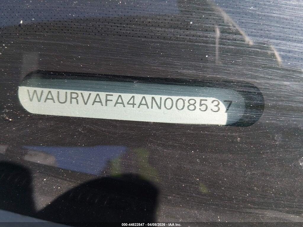 WAURVAFA4AN008537 2010 AUDI A8 L photo no. 9