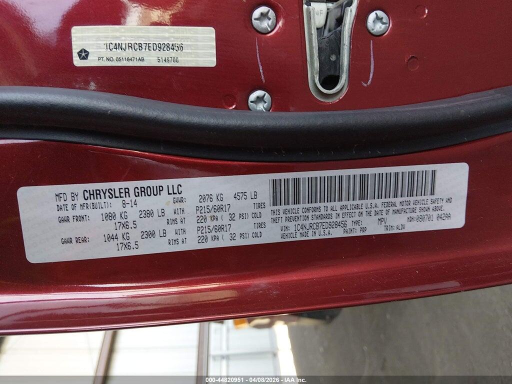 1C4NJRCB7ED928456 2014 JEEP PATRIOT photo no. 9