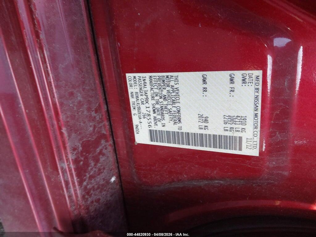 1N4AL3AP9DC178556 2013 NISSAN ALTIMA photo no. 9