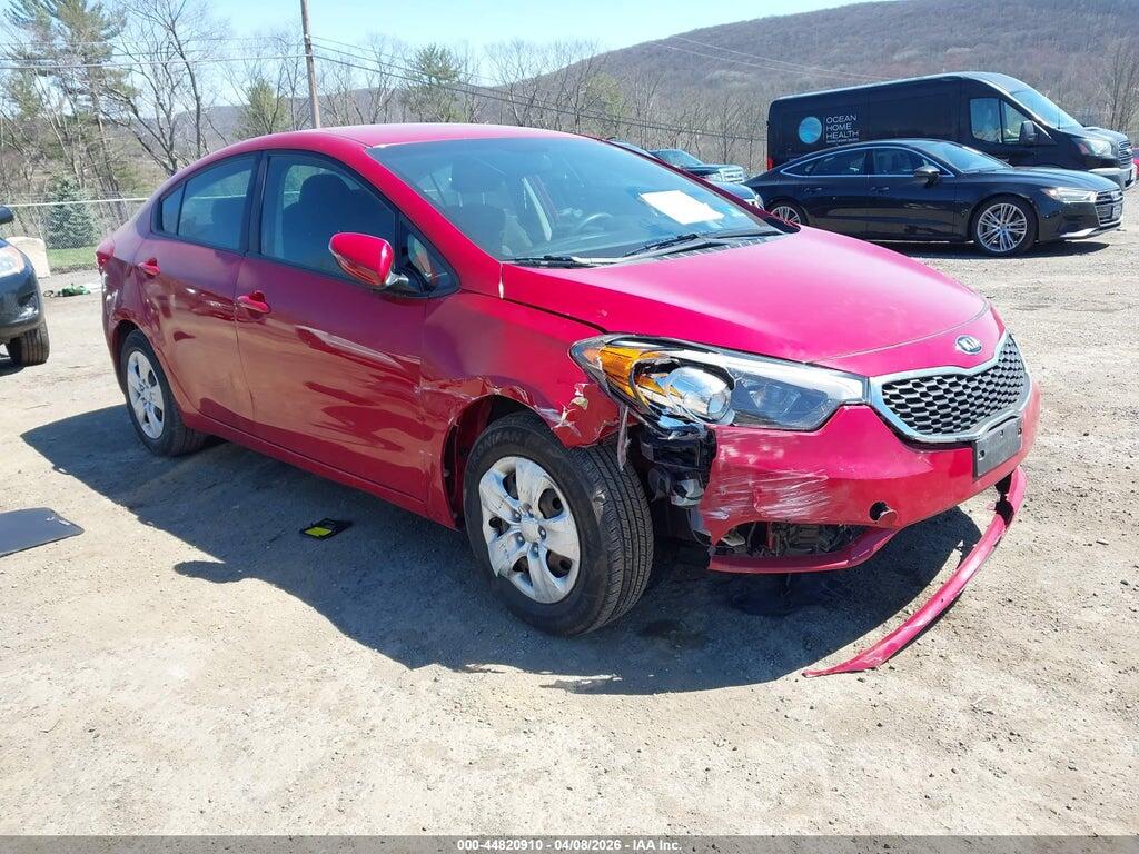 KNAFX4A63G5522874 2016 KIA FORTE photo no. 1