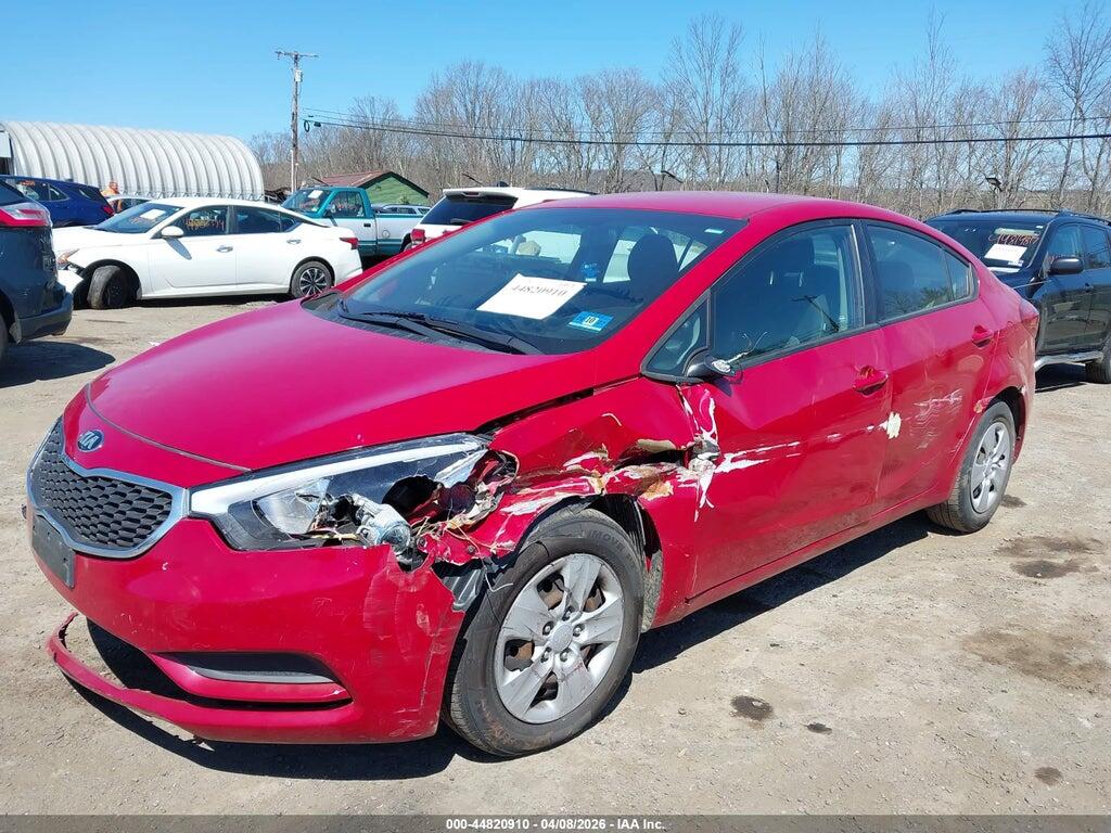 KNAFX4A63G5522874 2016 KIA FORTE photo no. 6
