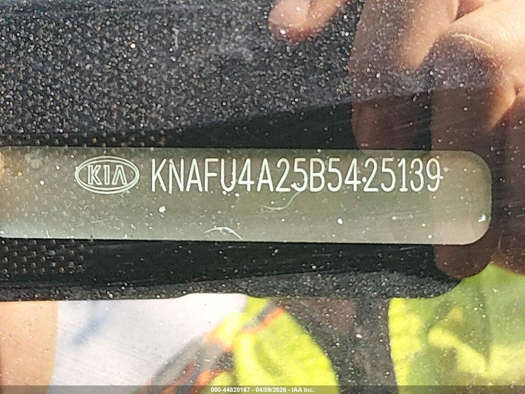 KNAFU4A25B5425139 2011 KIA FORTE photo no. 9