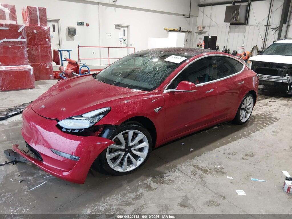 5YJ3E1EA7JF015491 2018 TESLA MODEL 3 photo no. 2