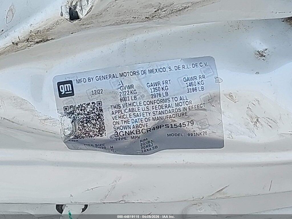 3GNKBCR49PS154579 2023 CHEVROLET BLAZER photo no. 9
