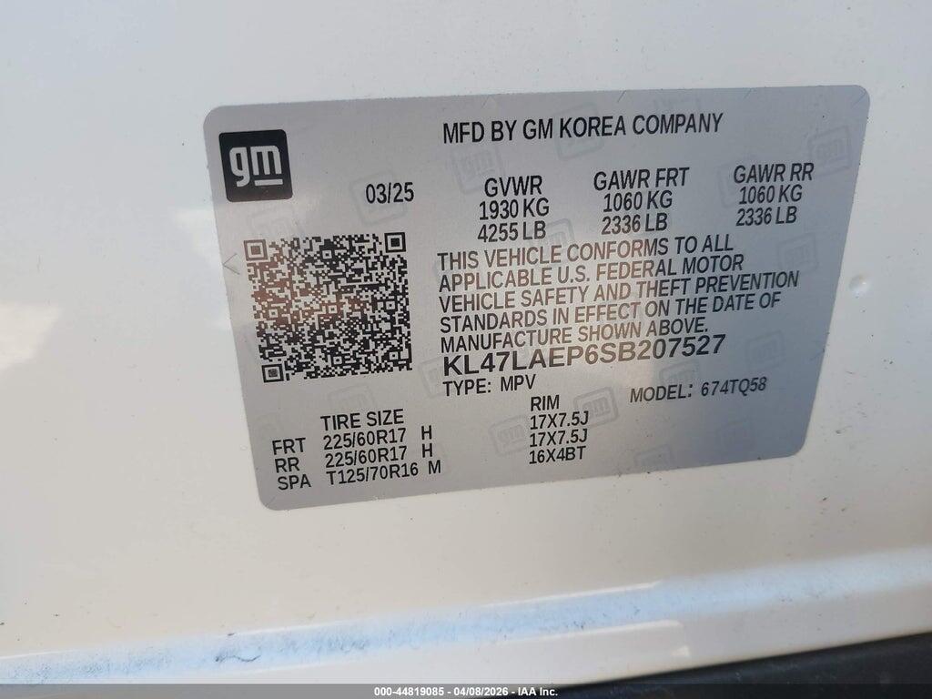 KL47LAEP6SB207527 2025 BUICK ENVISTA photo no. 9
