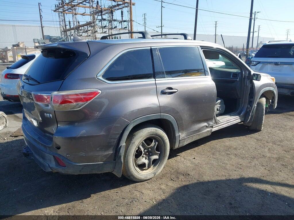 5TDDCRFH9ES005244 2014 TOYOTA HIGHLANDER HYBRID photo no. 4