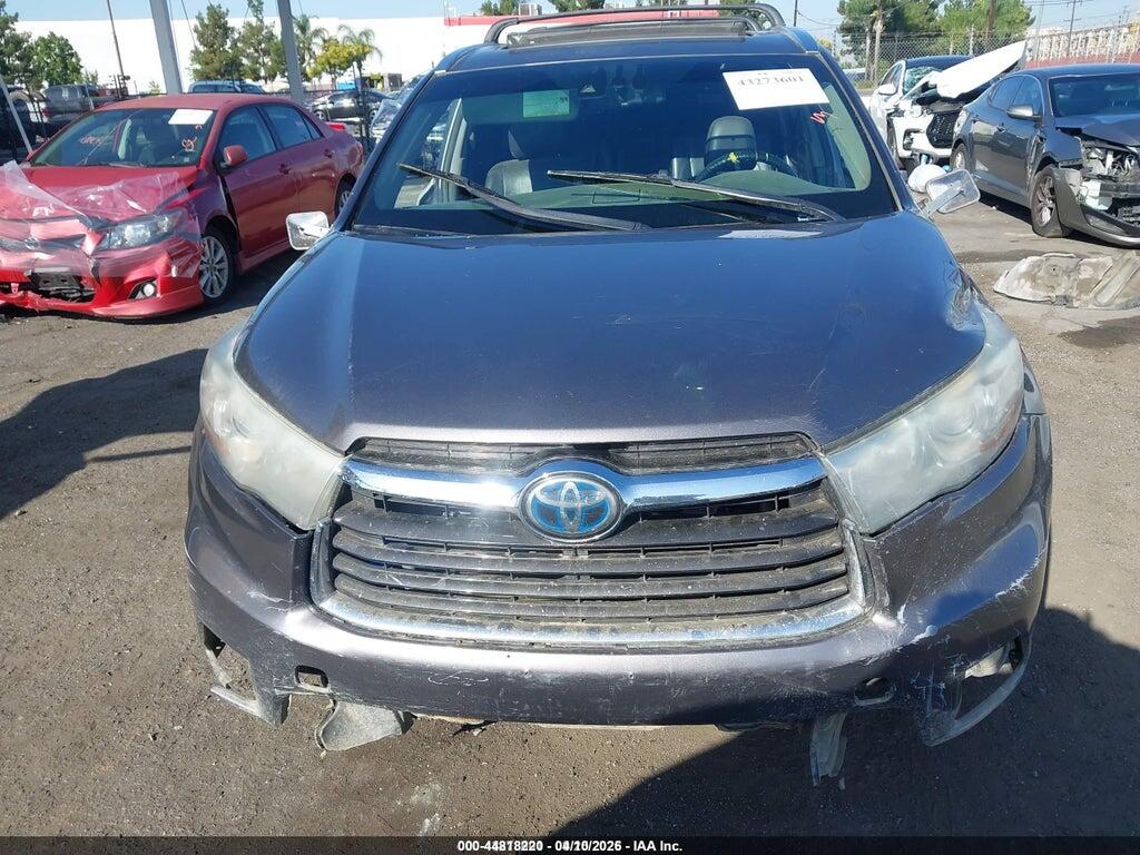 5TDDCRFH9ES005244 2014 TOYOTA HIGHLANDER HYBRID photo no. 6