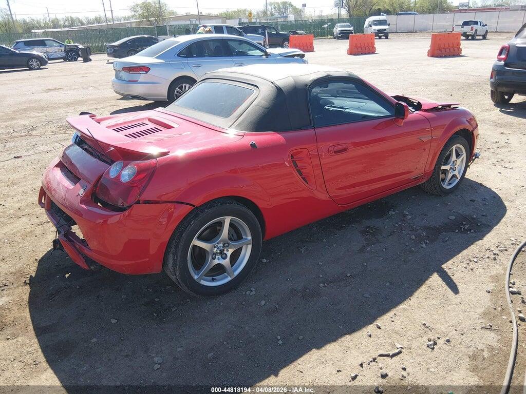 JTDFR320130065863 2003 TOYOTA MR2 SPYDER photo no. 4