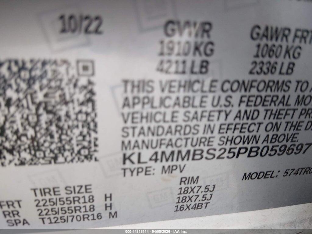 KL4MMBS25PB059697 2023 BUICK ENCORE GX photo no. 9
