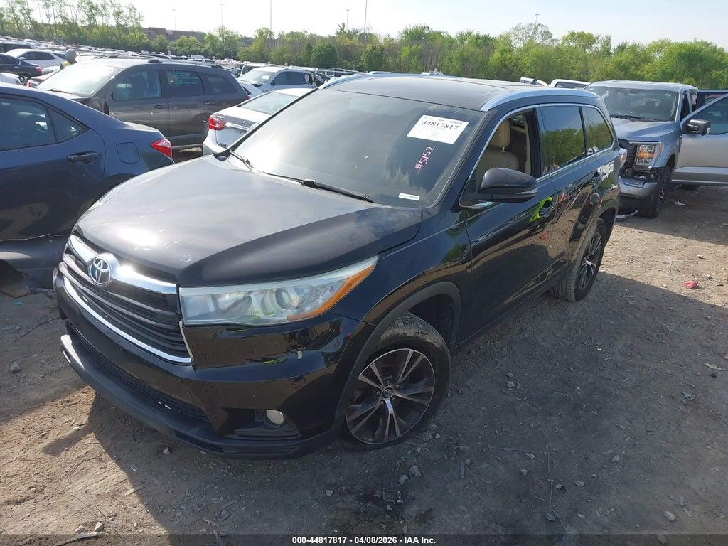 5TDKKRFH3GS155752 2016 TOYOTA HIGHLANDER photo no. 2