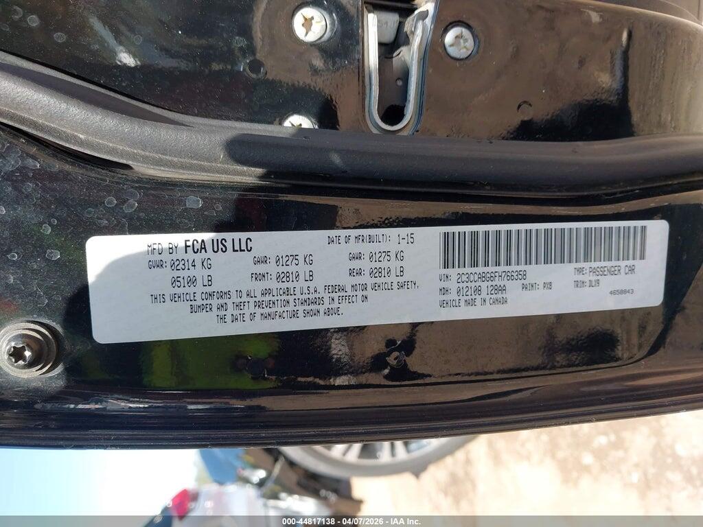 2C3CCABG6FH766358 2015 CHRYSLER 300 photo no. 9