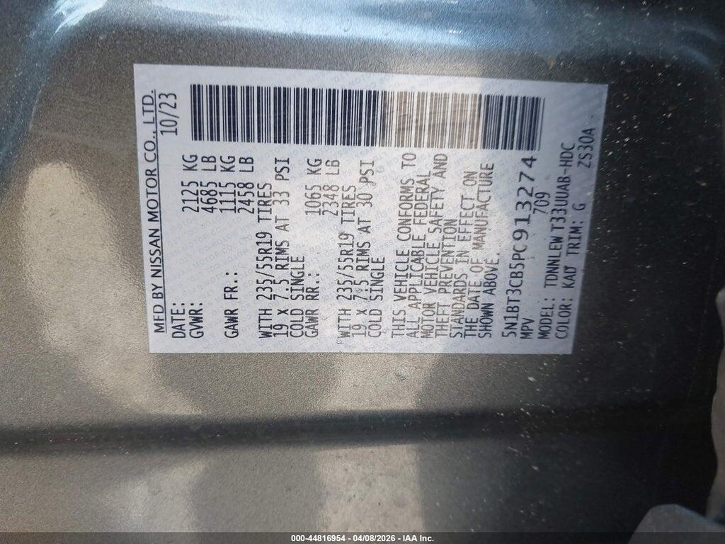 5N1BT3CB5PC913274 2023 NISSAN ROGUE photo no. 9