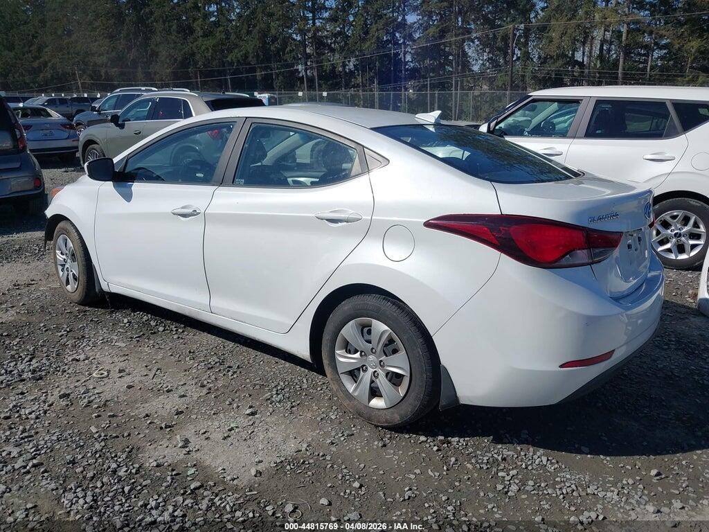 5NPDH4AE7GH665163 2016 HYUNDAI ELANTRA photo no. 3