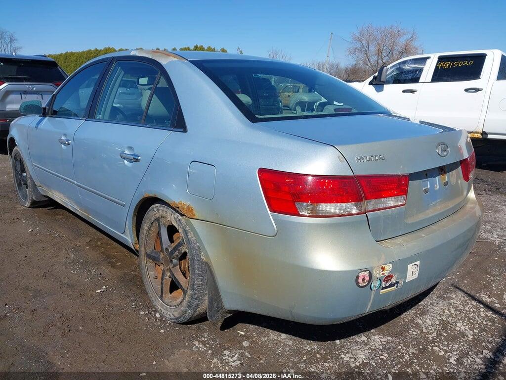 5NPEU46F86H132030 2006 HYUNDAI SONATA photo no. 3