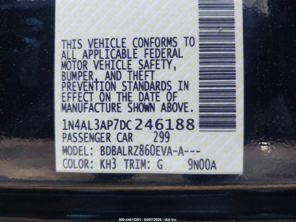 1N4AL3AP7DC246188 2013 NISSAN ALTIMA photo no. 9