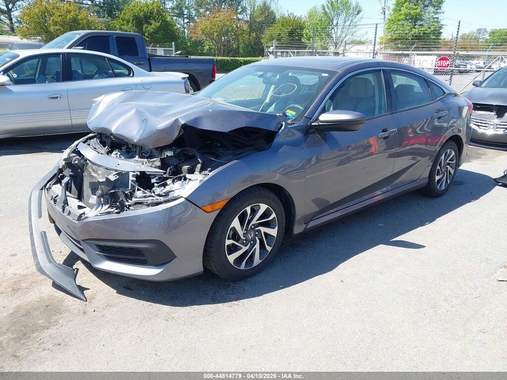19XFC2F74GE001445 2016 HONDA CIVIC photo no. 2