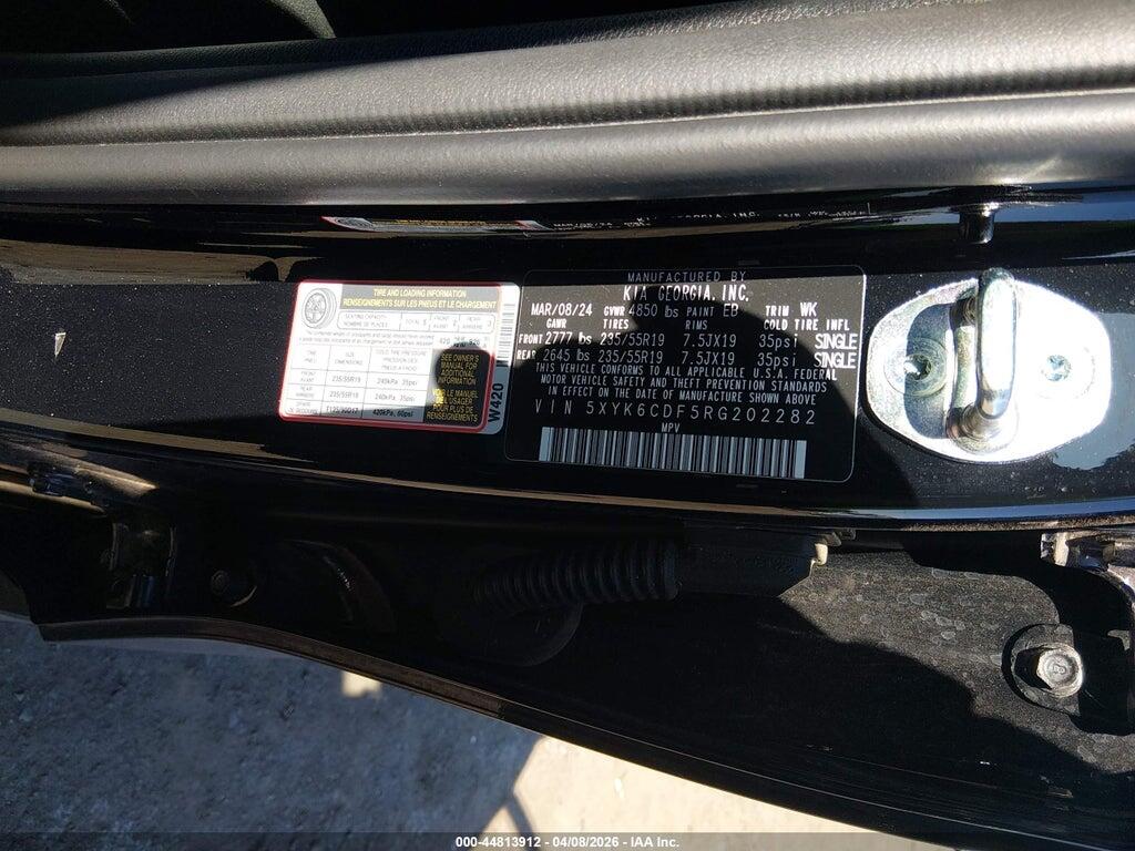 5XYK6CDF5RG202282 2024 KIA SPORTAGE photo no. 9