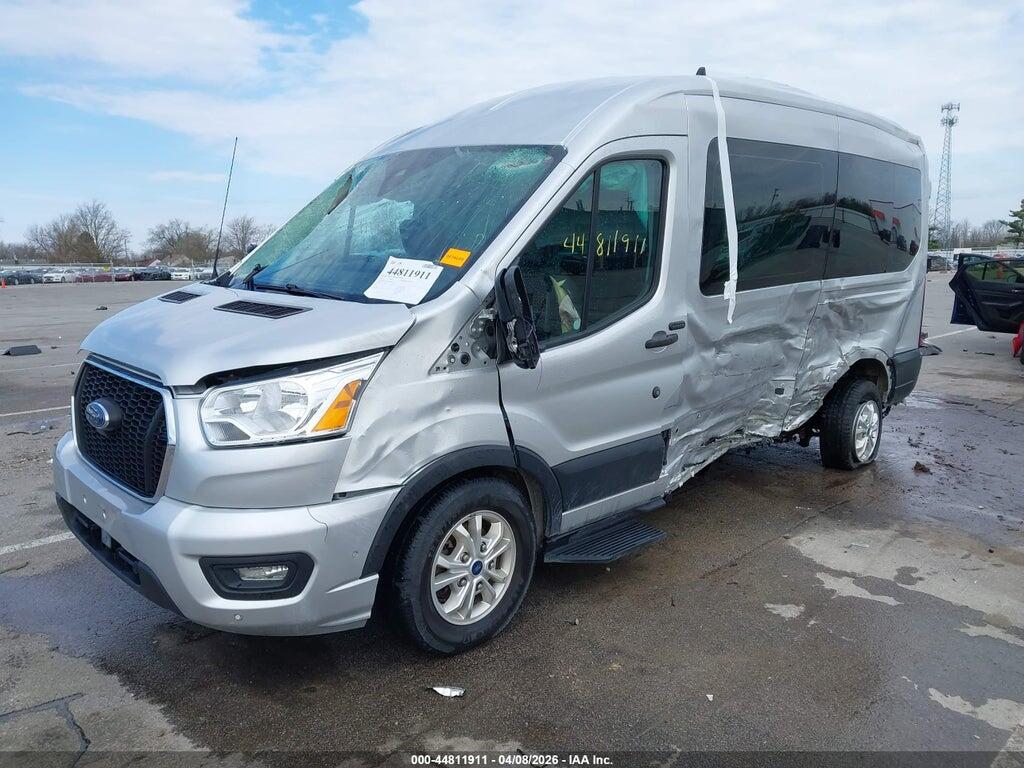 1FBAX2CG6NKA59932 2022 FORD TRANSIT-350 PASSENGER VAN photo no. 2