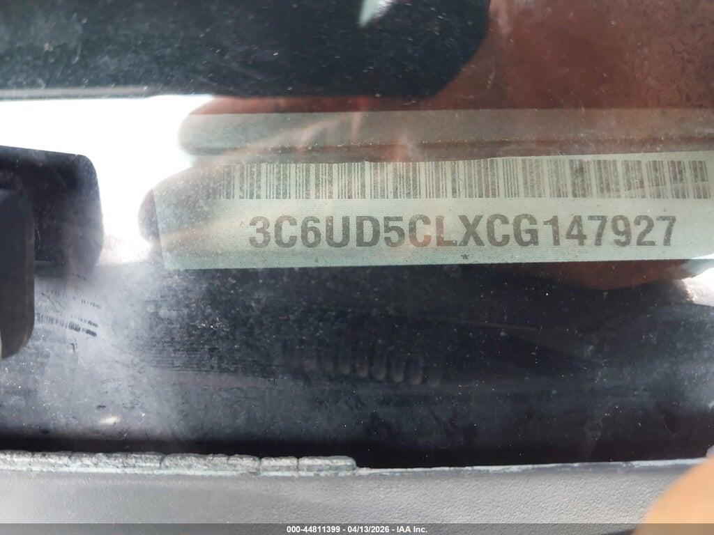 3C6UD5CLXCG147927 2012 RAM 2500 photo no. 9
