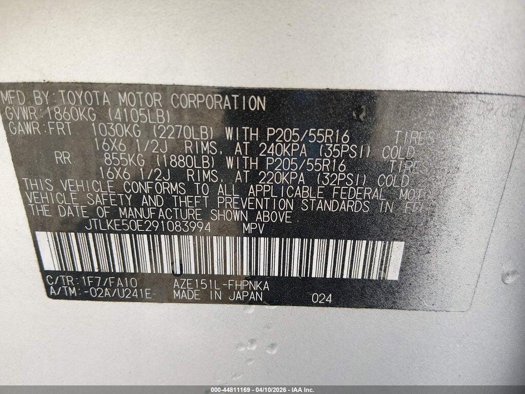 JTLKE50E291083994 2009 SCION XB photo no. 9