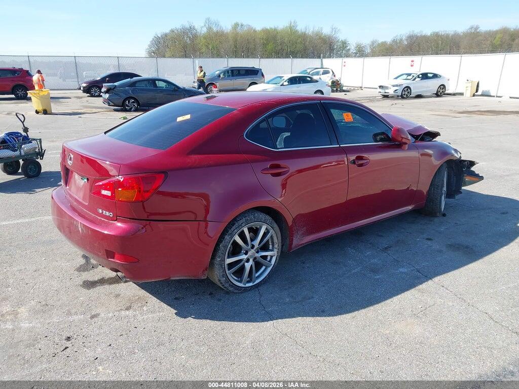 JTHBK262185065945 2008 LEXUS IS 250 photo no. 4