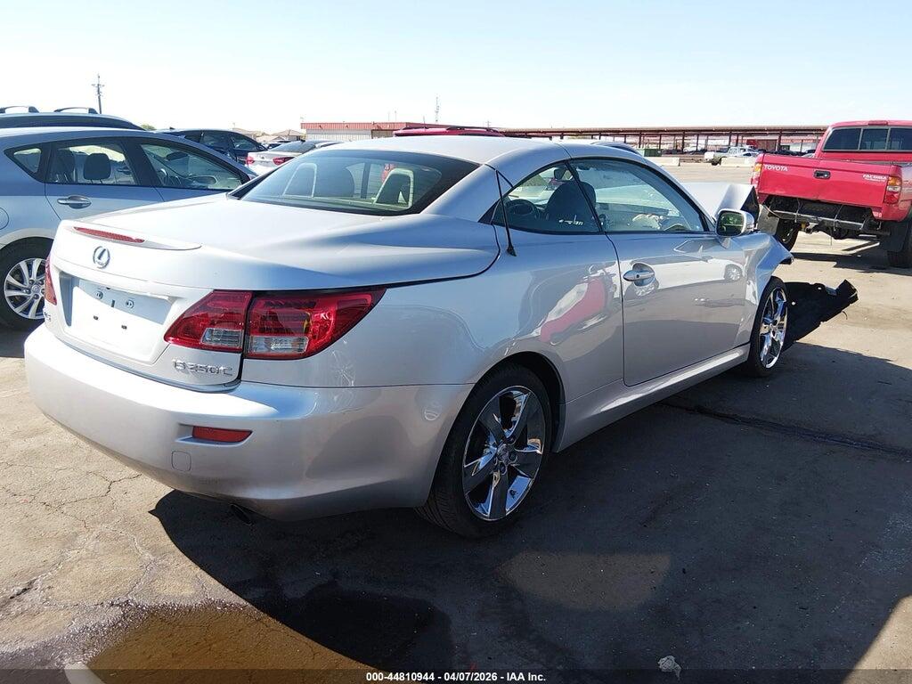 JTHFF2C26A2508639 2010 LEXUS IS 250C photo no. 4