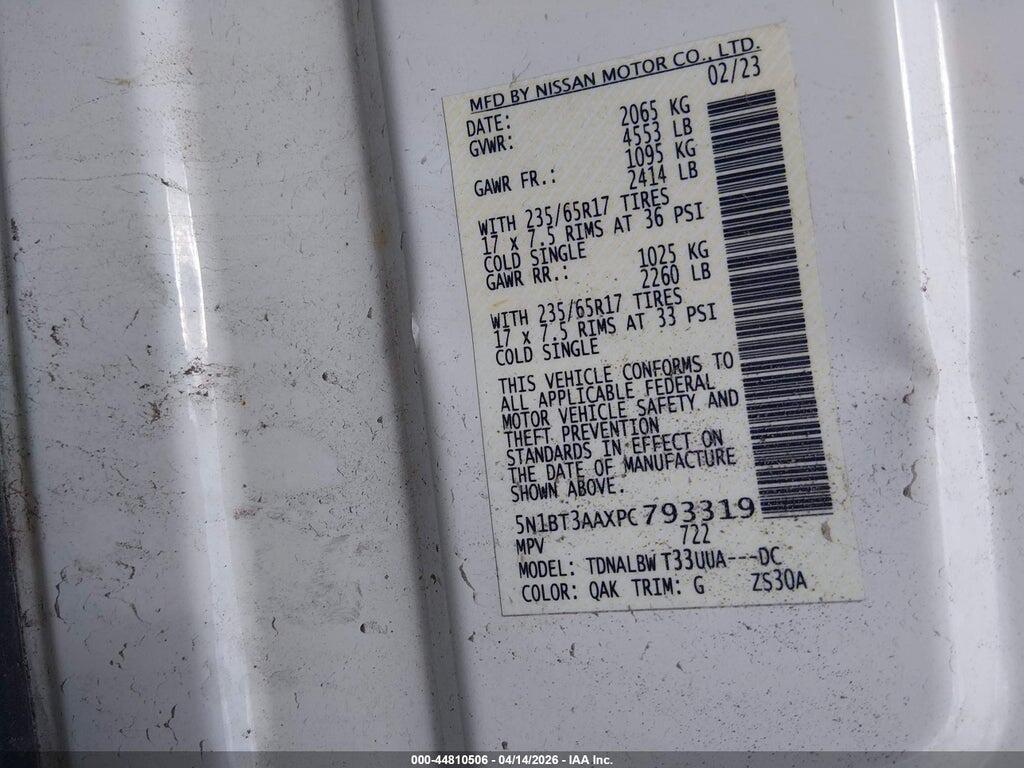 5N1BT3AAXPC793319 2023 NISSAN ROGUE photo no. 9