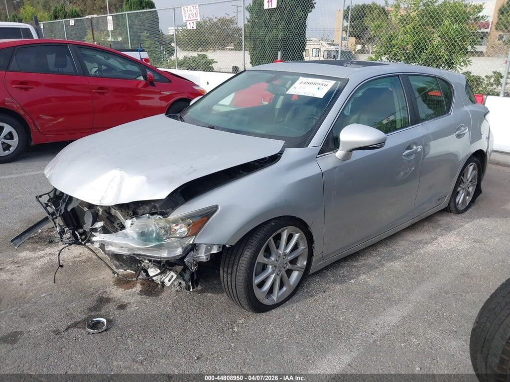 JTHKD5BH8C2108161 2012 LEXUS CT 200H photo no. 2