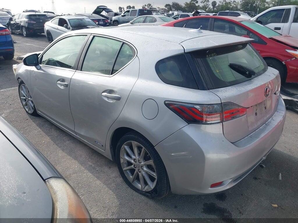 JTHKD5BH8C2108161 2012 LEXUS CT 200H photo no. 3