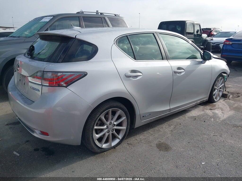 JTHKD5BH8C2108161 2012 LEXUS CT 200H photo no. 4