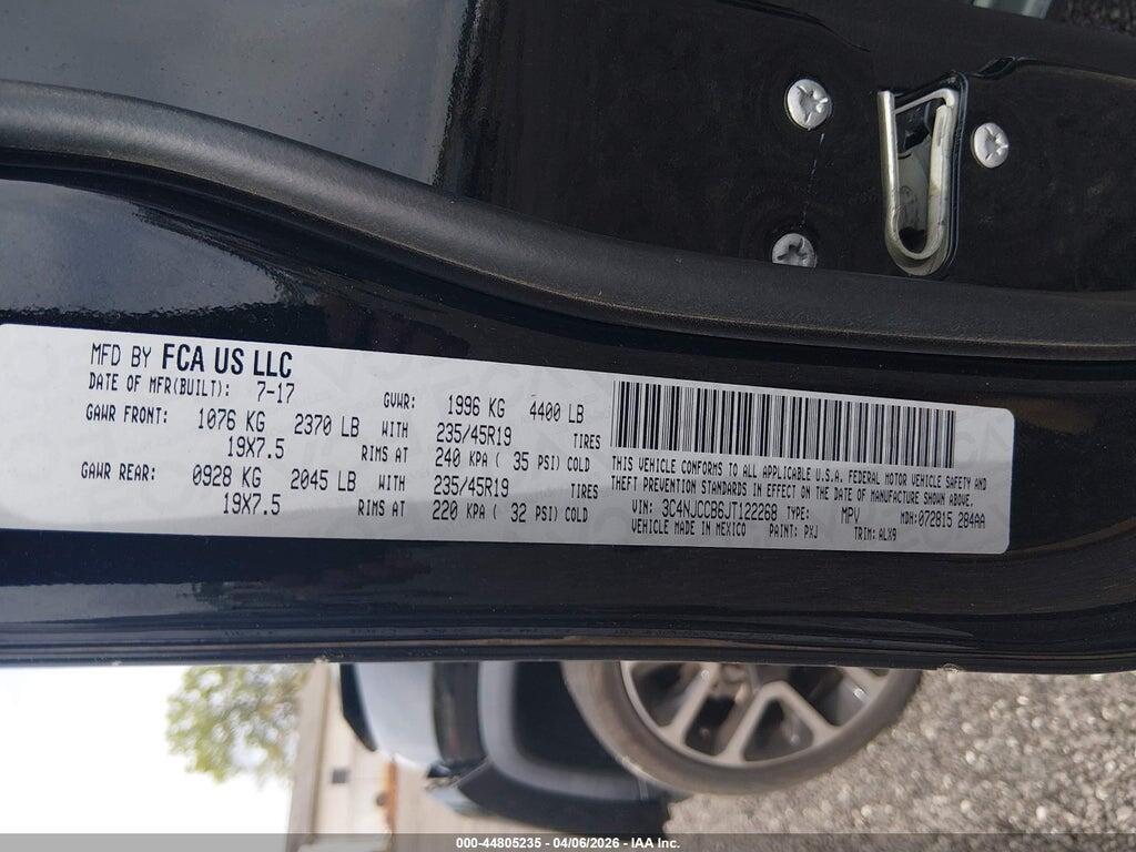 3C4NJCCB6JT122268 2018 JEEP COMPASS photo no. 9