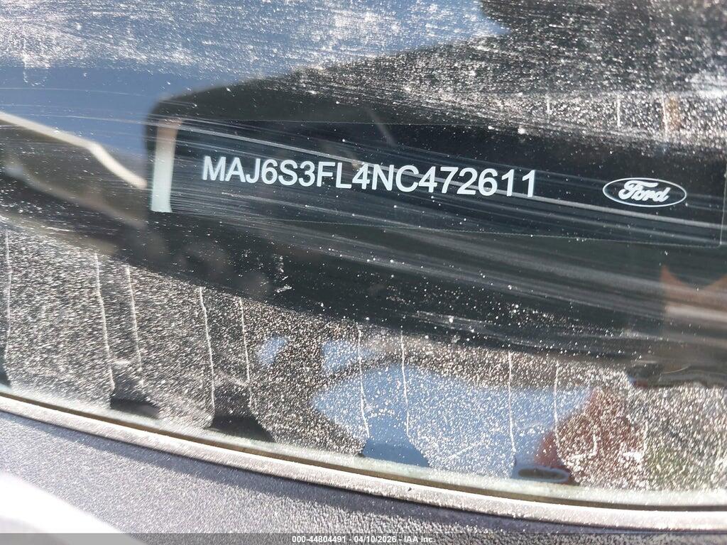 MAJ6S3FL4NC472611 2022 FORD ECOSPORT photo no. 9